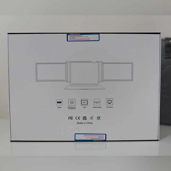 Laptop Screen Extender, 14" FHD 1080P Dual Screen Monitor - Picture 3 of 9